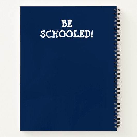 BEN SCHOOOLEN! NOTITIEBOEK (Achterkant)