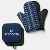 BEN SCHOOOLEN! OVENWANT & PANNENLAP SET (Voorkant / Achterkant)