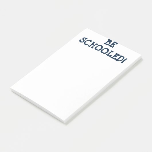 BEN SCHOOOLEN! POST-IT® NOTES (Schuin)