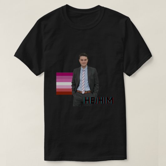 Ben Shapiro HeHim Lesbian Meme Sticker T-shirt (Design voorkant)