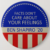 Ben Shapiro voor President Button - Reagan Style (Voorkant)