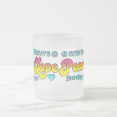 Ben Sherman's Show van de 'Peace & Love Sunday' Matglas Koffiemok (Center)