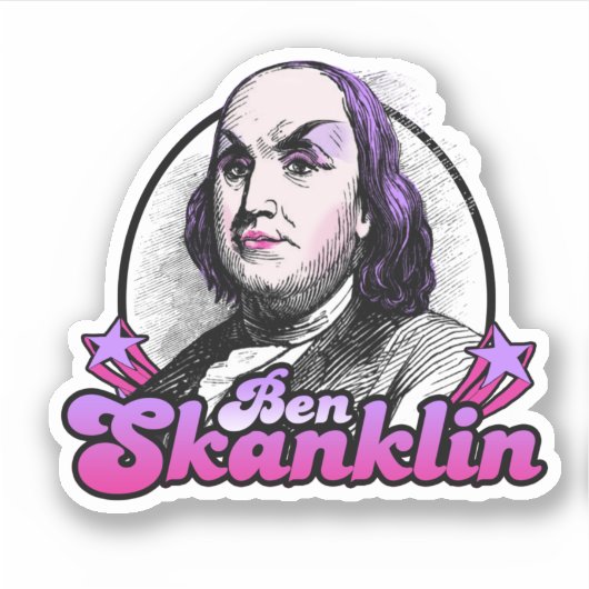 Ben Skanklin Sticker (Voorkant)