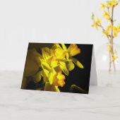 Ben sterk en neem hart… kaart (Gele Bloem)