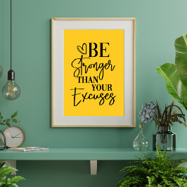 BEN STERKER DAN UW POSTER EXCUSSEN
