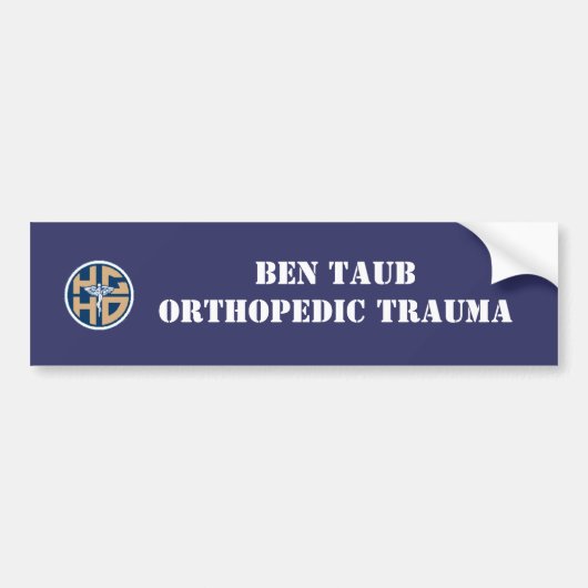 Ben Taub ortho bumper Bumpersticker (Voorkant)