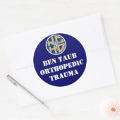 ben taub ortho ronde sticker (Envelop)