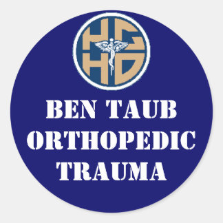 ben taub ortho ronde sticker