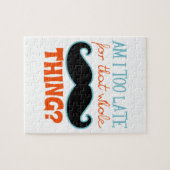 Ben te laat Mustache Legpuzzel (Horizontaal)