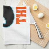 Ben te laat Mustache Theedoek (Quarter Fold)