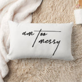 Ben te rommelig - grappig decoratief kussen (Deken)