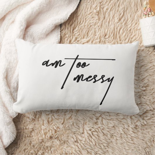 Ben te rommelig - grappig decoratief kussen (Deken)