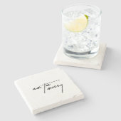 Ben te rommelig - grappig en relatable stenen onderzetter (Zijkant)