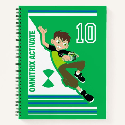 Ben Tennyson Athletic Graphic Notitieboek (Voorkant)