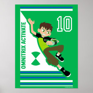 Ben Tennyson Athletic Graphic Poster