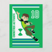 Ben Tennyson Athletic Graphic Uitnodiging Briefkaart (Voorkant)