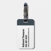 Ben Tennyson, Cannonbolt en Vier Armen - Go Hero Bagagelabel (Achterkant verticaal)