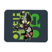 Ben Tennyson, Cannonbolt en Vier Armen - Go Hero Magneet (Horizontaal)