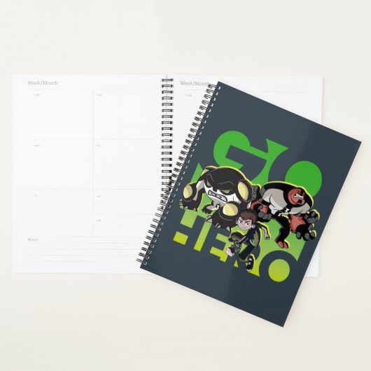 Ben Tennyson, Cannonbolt en Vier Armen - Go Hero Planner (Display)