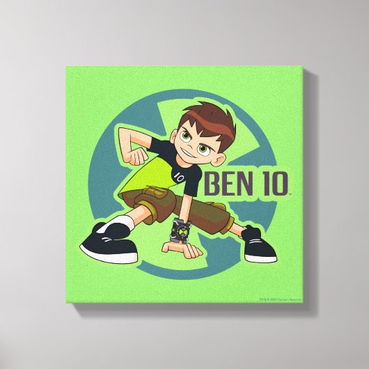 Ben Tennyson Omnitrix Graphic Canvas Afdruk (Voorkant)