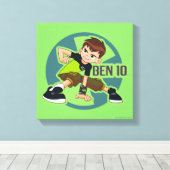 Ben Tennyson Omnitrix Graphic Canvas Afdruk (Insitu (Houten vloer))