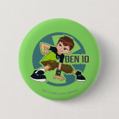 Ben Tennyson Omnitrix Graphic Ronde Button 5,7 Cm (Voorkant)