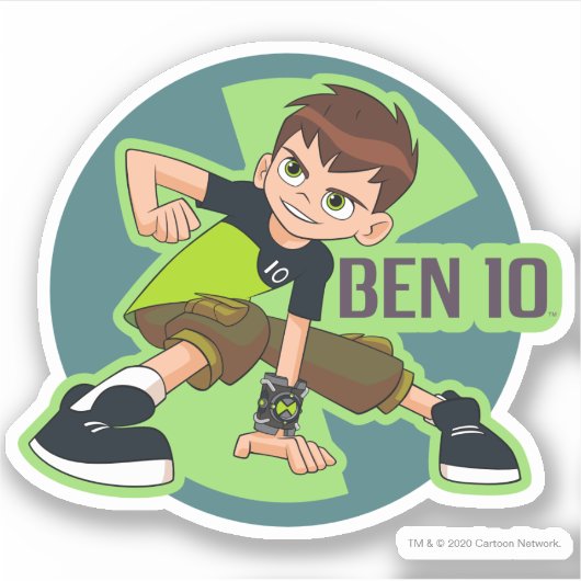 Ben Tennyson Omnitrix Graphic Sticker (Voorkant)