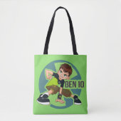 Ben Tennyson Omnitrix Graphic Tote Bag (Voorkant)