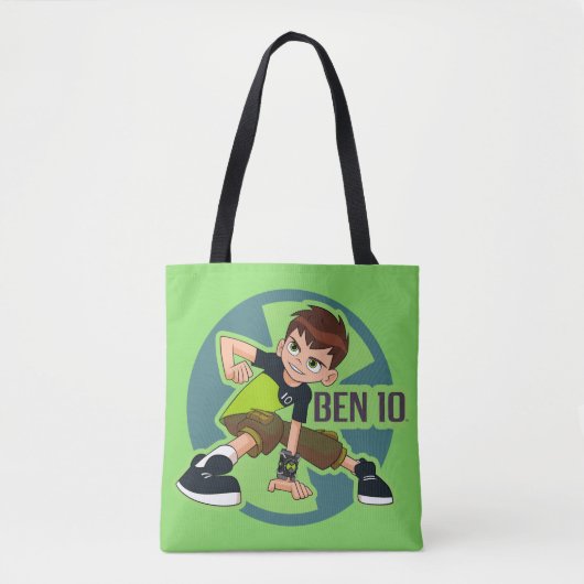 Ben Tennyson Omnitrix Graphic Tote Bag (Voorkant)