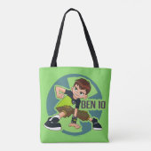 Ben Tennyson Omnitrix Graphic Tote Bag (Achterkant)