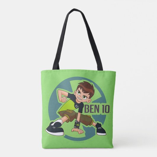Ben Tennyson Omnitrix Graphic Tote Bag (Achterkant)