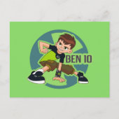 Ben Tennyson Omnitrix Graphic Uitnodiging Briefkaart (Voorkant)