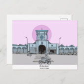 Ben Thanh Market Saigon Vietnam Illustratie Briefkaart (Voorkant / Achterkant)