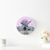 Ben Thanh Market Saigon Vietnam Illustratie Ronde Klok (Huis)