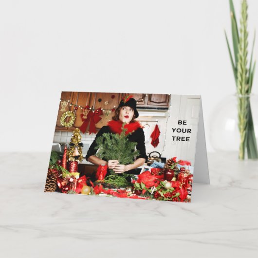 "Ben Uw Boom " Feestdagen Kaart (Voorkant)