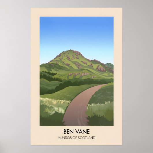 Ben Vane Munros of Schotland Poster (Voorkant)