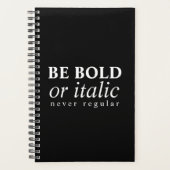 Ben Vet of cursief, nooit regelmatige planner (Voorkant)