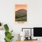 Ben Vorlich Reisposter van Munros in Schotland Poster (Thuiskantoor)