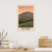 Ben Vorlich Reisposter van Munros in Schotland Poster (Keuken)