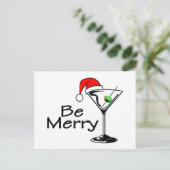 Ben Vrolijke Kerstmis Martini Feestdagenkaart (Staand voorkant)
