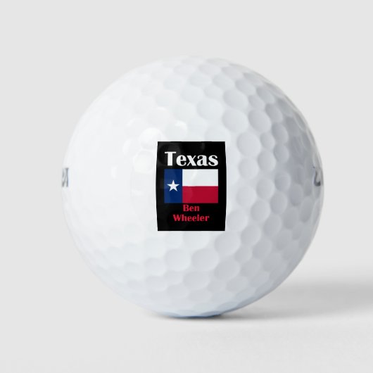 Ben Wheeler TX Golfballen (Voorkant)