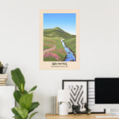 Ben Wyvis Munros van Schotland Poster (Thuiskantoor)