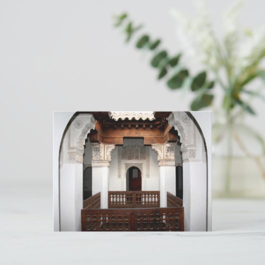 Ben Youssef Medersa Briefkaart (Staand voorkant)