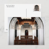 Ben Youssef Medersa Briefkaart (Voorkant / Achterkant)