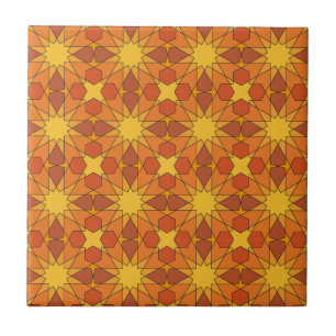 Ben Yusuf Madrasa Geometric Pattern 003 Tegeltje
