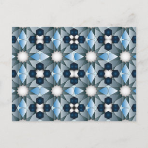 Ben Yusuf Madrasa Geometric Pattern 004 Briefkaart