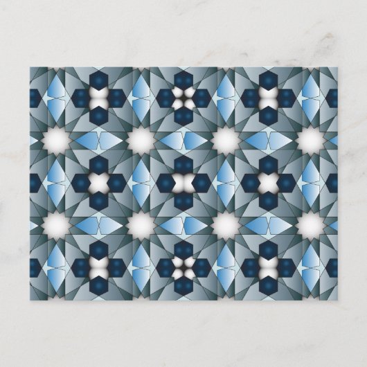 Ben Yusuf Madrasa Geometric Pattern 004 Briefkaart (Voorkant)