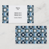 Ben Yusuf Madrasa Geometric Pattern 004 Visitekaartje (Voorkant / Achterkant)