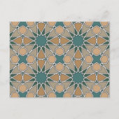 Ben Yusuf Madrasa Geometric Pattern 006 Briefkaart (Voorkant)