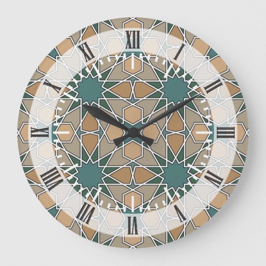 Ben Yusuf Madrasa Geometric Pattern 006 Grote Klok (Voorkant)